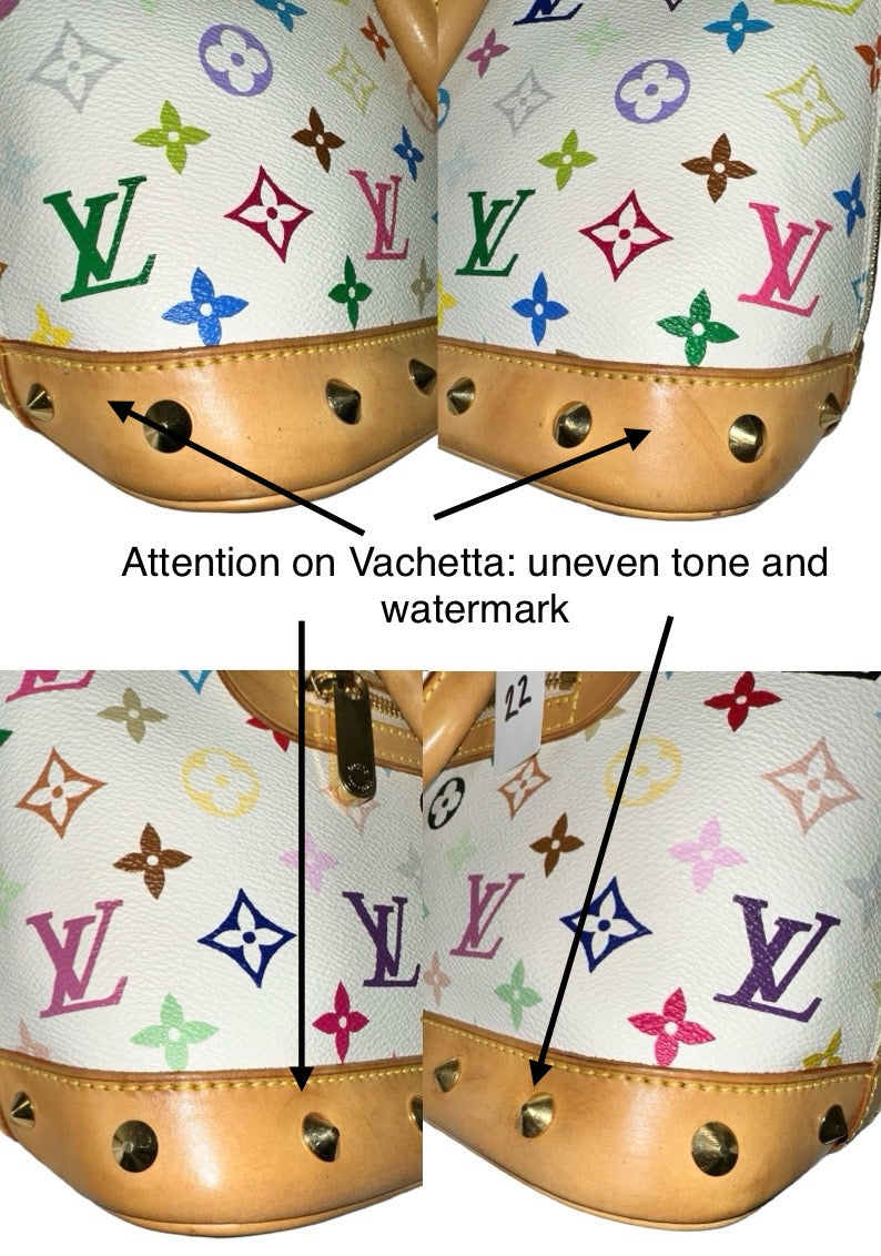 Preloved Louis Vuitton LV Alma PM by Takashi Murakami (White Multicolored)- Item #00222024OPUL