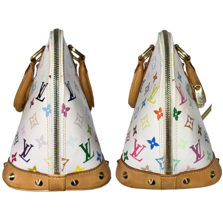 Preloved Louis Vuitton LV Alma PM by Takashi Murakami (White Multicolored)- Item #00222024OPUL