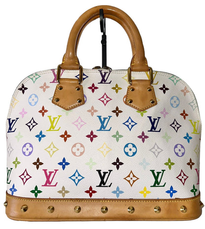 Preloved Louis Vuitton LV Alma PM by Takashi Murakami (White Multicolored)- Item #00222024OPUL